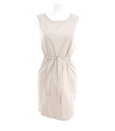 MORE & MORE Damen Kleid Gr. DE 36 Beigegrau NEU
