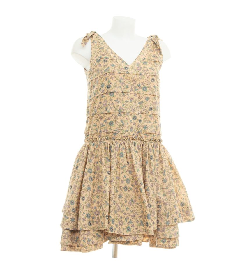 MARC BY MARC JACOBS Damen Kleid Sommerkleid Floral Stufen Gr. M Baumwolle – Foto 1