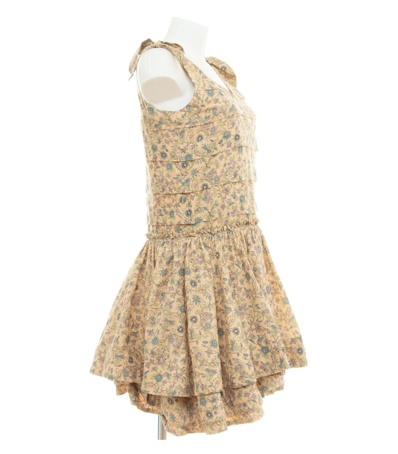 MARC BY MARC JACOBS Damen Kleid Sommerkleid Floral Stufen Gr. M Baumwolle – Foto 2