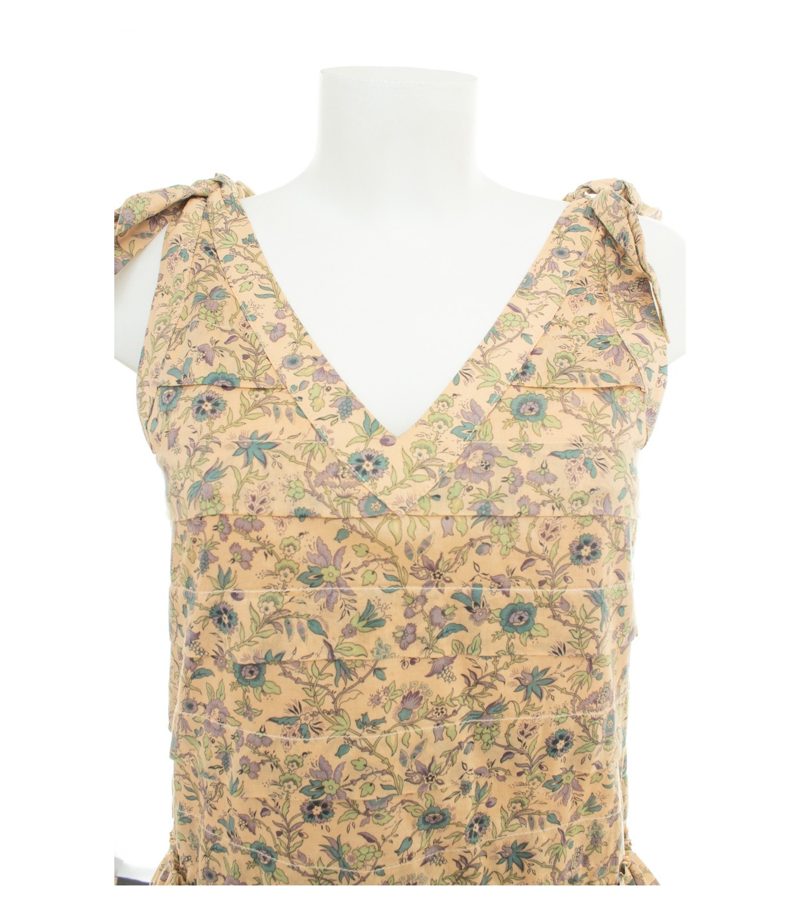MARC BY MARC JACOBS Damen Kleid Sommerkleid Floral Stufen Gr. M Baumwolle – Foto 5