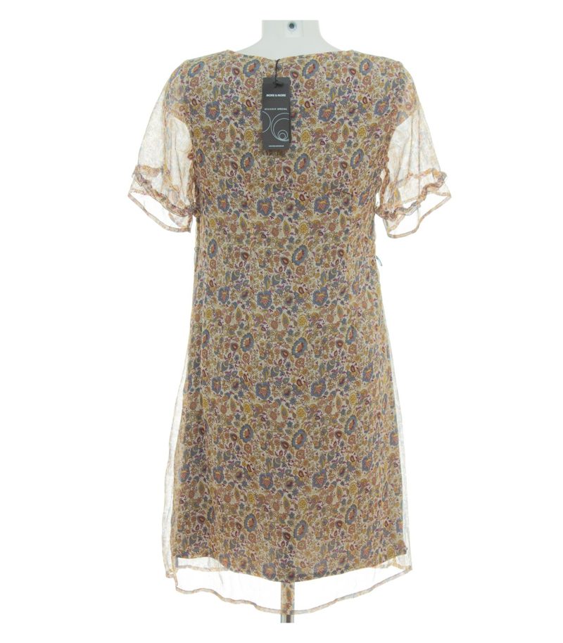 More & More Damen Kleid Sommerkleid Blumen Crinkle Look Gr. 36 Floral Neu – Foto 3
