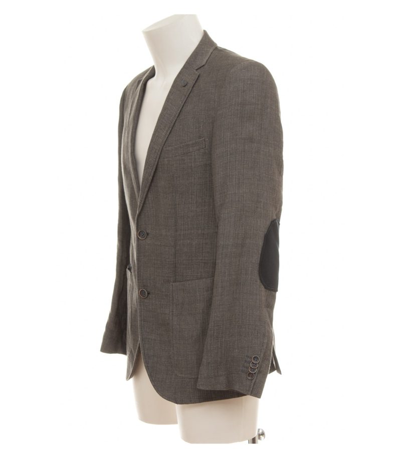 CG Club of Gents Herren Sakko Blazer Melange Patches Business Gr. 48 Abraham SS – Foto 4