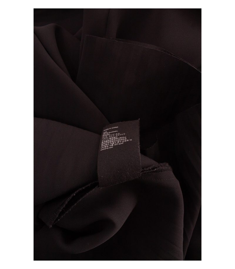 COS Damen Kleid Midikleid Plissee-Saum Taschen Gr. 38 Schwarz – Foto 9
