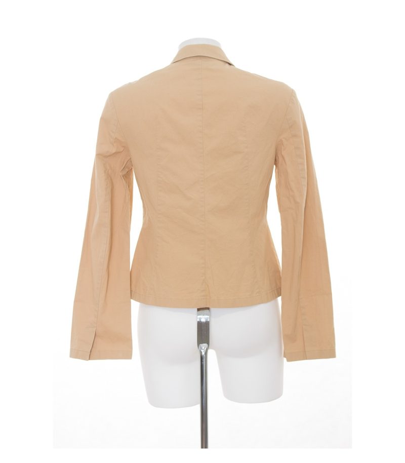 Marc O'Polo Damen Blazer Gr. DE 38 Beige Baumwolle – Foto 3
