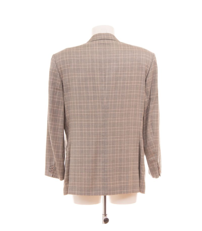Brioni Herren Sakko Blazer Zweireiher Akzeptabel Gr. 52 Braun Kaschmir – Foto 2