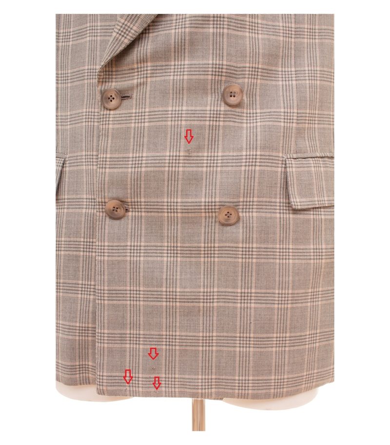 Brioni Herren Sakko Blazer Zweireiher Akzeptabel Gr. 52 Braun Kaschmir – Foto 4
