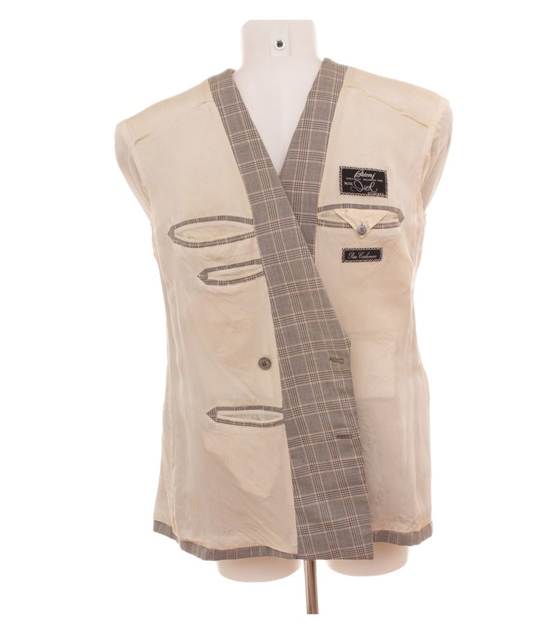 Brioni Herren Sakko Blazer Zweireiher Akzeptabel Gr. 52 Braun Kaschmir – Foto 7