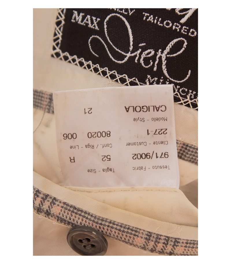 Brioni Herren Sakko Blazer Zweireiher Akzeptabel Gr. 52 Braun Kaschmir – Foto 9