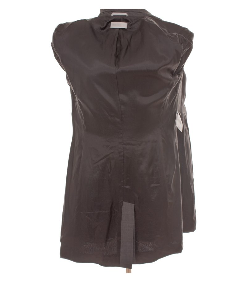 St. Emile Damen Longblazer Kurzmantel Akzeptabel Gr. 38 Grau Wolle – Foto 7