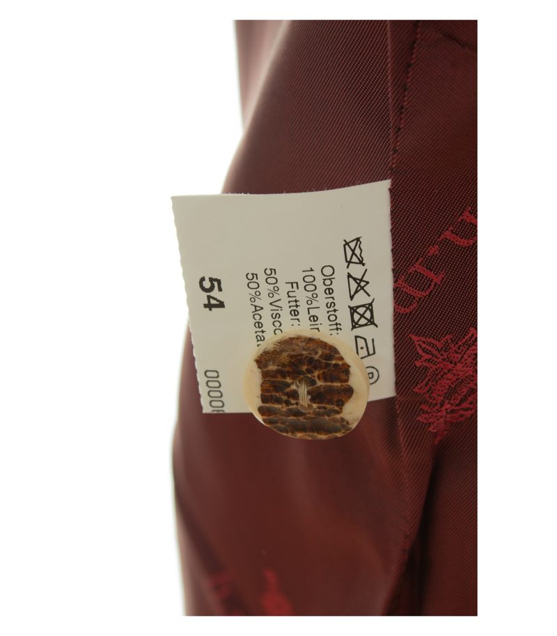 h.moser Herren Trachtenjacke Janker Tracht Stickerei Gr. 54 Beige Leinen – Foto 9