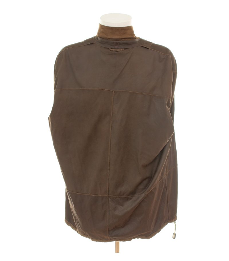 Aigner Herren Lederjacke Hemdjacke Gr56 Safari Veloursleder Vintage Braun Echtes – Foto 7