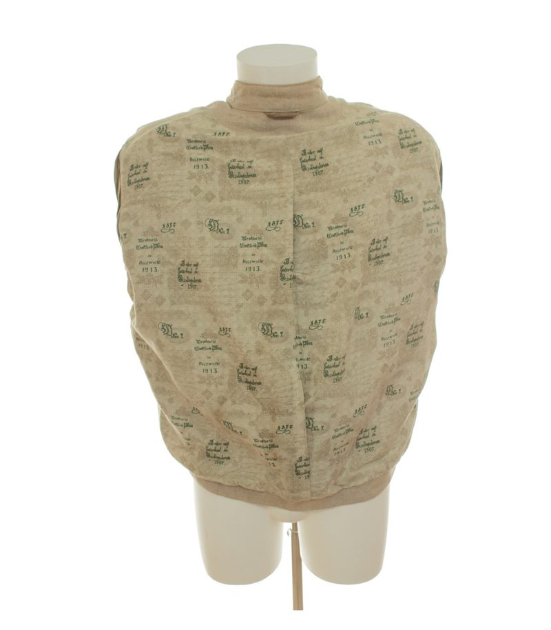 Spieth & Wensky Herren Trachtenjacke Akzeptabel Gr. 52 Beige Leinen Leder – Foto 6