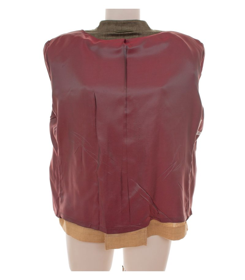 Loden-Frey Damen Trachtenjacke Janker Vintage Gr. 40 Beige Olivgrün Leinen – Foto 7