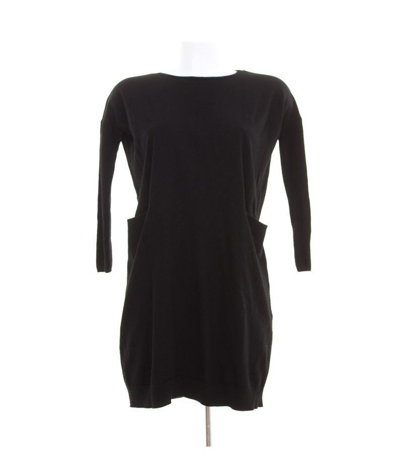 COS Damen Kleid Lagenlook Gr. XS Schwarz – Foto 1