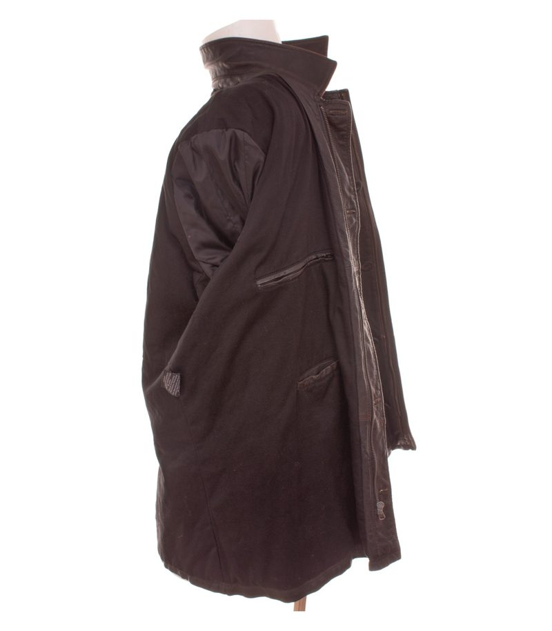 Heine Herren Lederjacke Aviation Fliegerjacke Safari Gr. 56 Braun Echtleder – Foto 8