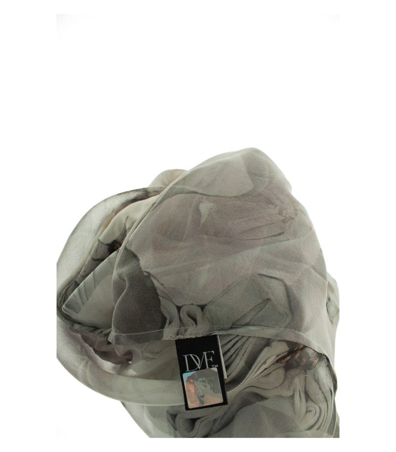 Diane von Furstenberg Damen Bluse Oberteil Blumen Gr. 6 (DE 36) Grau Seide – Foto 10