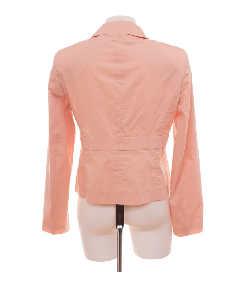 Strenesse Damen Blazer Einreiher Gr. 42 Rosa Baumwolle – Foto 4