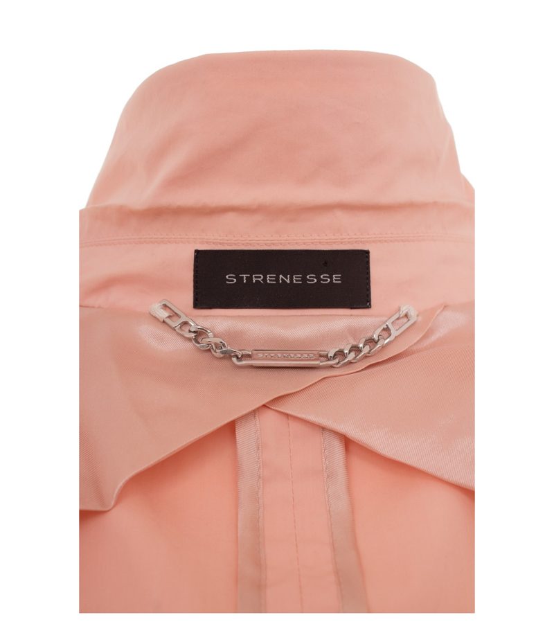 Strenesse Damen Blazer Einreiher Gr. 42 Rosa Baumwolle – Foto 9