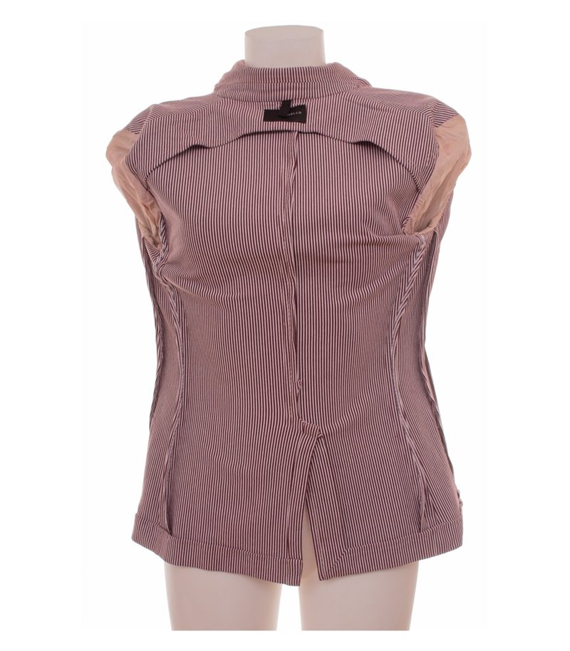 Tonello Damen Blazer Gestreift Gr. IT 42 (DE 36) Baumwolle – Foto 5