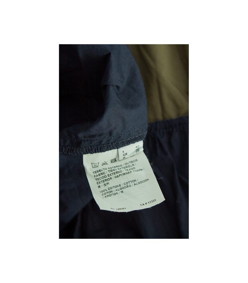 PINKO Damen Maxi Kleid Dunkelblau Colorblock Gr. DE 36 (IT 42) Oliv Baumwolle – Foto 7