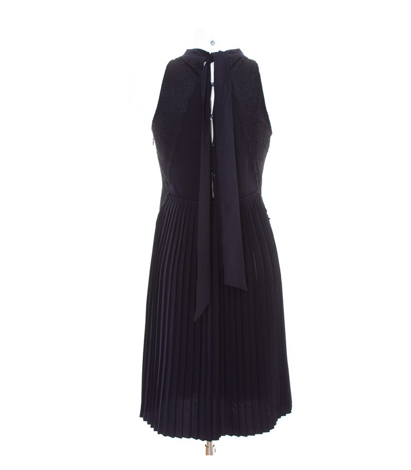 MANGO Damen Kleid Sommerkleid Gr. S A-Linien Blau – Foto 3