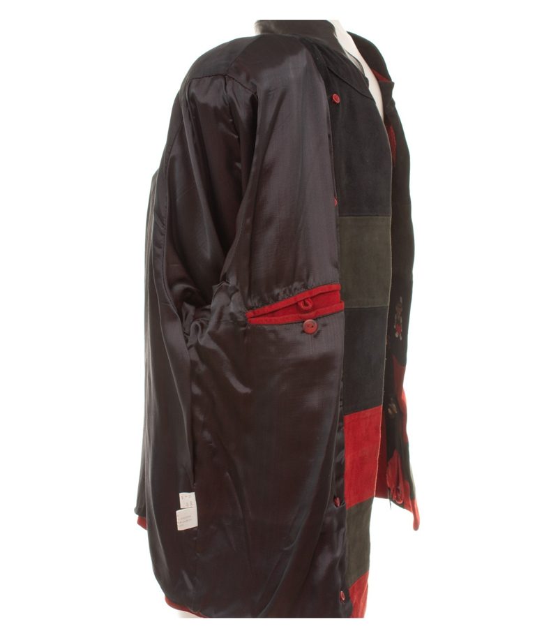 Von Holdt Collection Damen Trachten Lederjacke Suede Gr. 38 Rot Echtleder – Foto 9