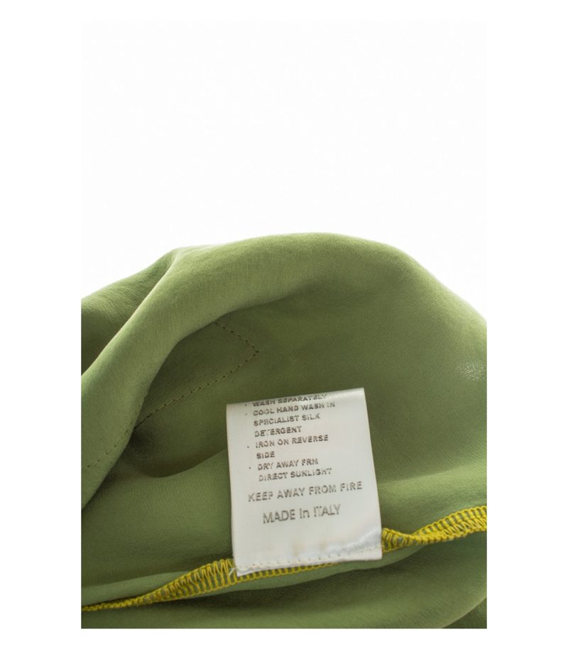 5 Preview Damen Seidentop Top Gr. L 100% Grün Seide – Foto 9
