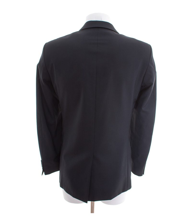 strellson Herren Anzug Business Gr. DE 90 Schwarz Blau Wolle – Foto 4