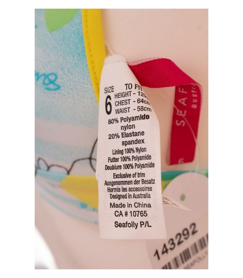 Seafolly Damen Bikinioberteil Halterneck Ibiza Y2K Gr. 6 (DE 32) Mehrfarbig – Foto 6