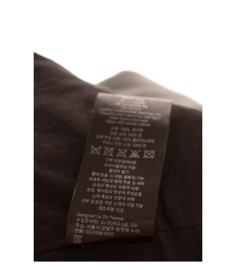 ZADIG & VOLTAIRE Damen Lederjacke Lammleder Gr. S Schwarz Leder – Foto 10