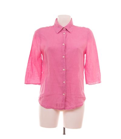 elemente CLEMENTE Damen Bluse Hemdbluse 3/4-Arm Gr. 2 ( L) Bambus Pink