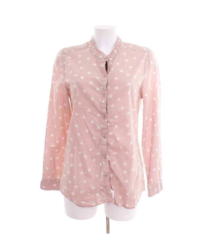 LIEBLINGSSTÜCK Damen Bluse Freizeitbluse Shirt Gr. DE 40 Nude Weiß Baumwolle – Foto 1