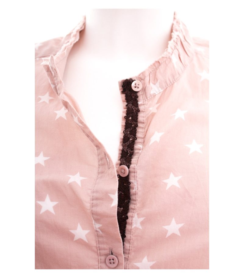 LIEBLINGSSTÜCK Damen Bluse Freizeitbluse Shirt Gr. DE 40 Nude Weiß Baumwolle – Foto 2