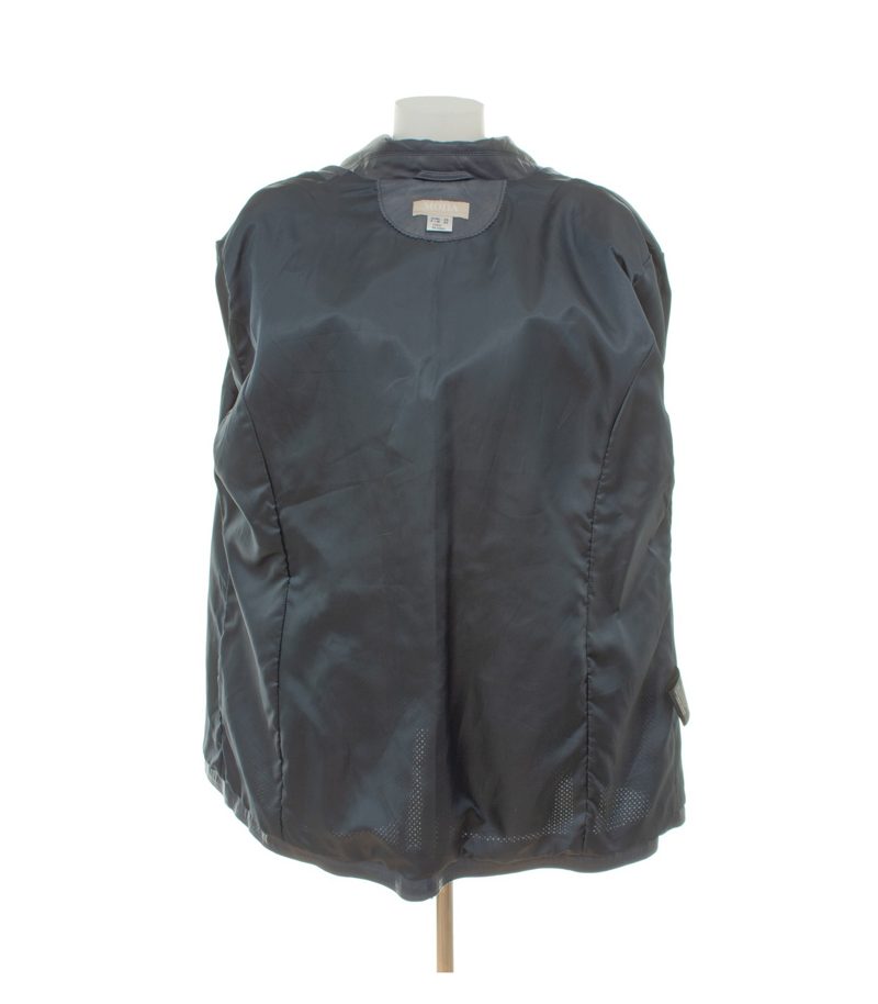 MONA Damen Lederjacke Perforiert Kurzgröße Gr. 25 Blau Leder – Foto 6