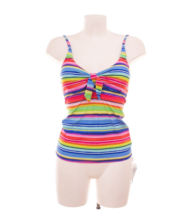 SEAFOLLY Damen Tankini-Oberteil Top Gepolstert Gr. 36 Bunt Polyamid – Foto 1