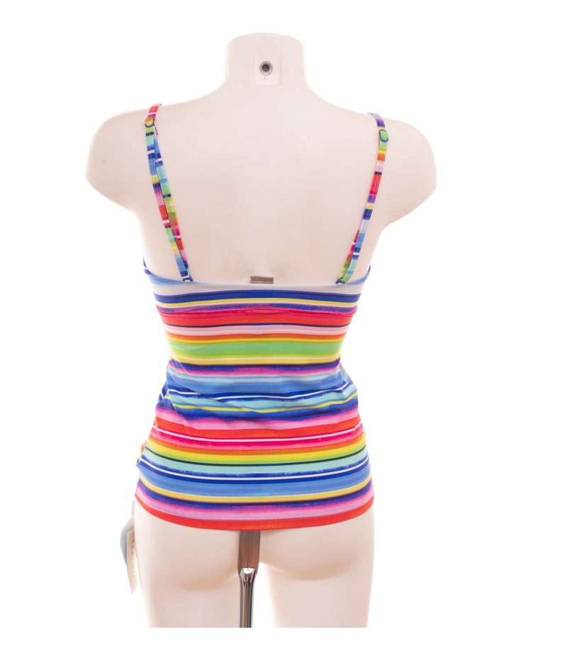 SEAFOLLY Damen Tankini-Oberteil Top Gepolstert Gr. 36 Bunt Polyamid – Foto 2