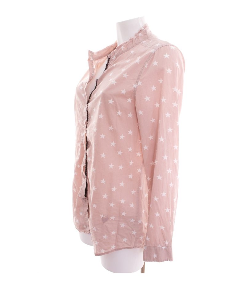 LIEBLINGSSTÜCK Damen Bluse Freizeitbluse Shirt Gr. DE 40 Nude Weiß Baumwolle – Foto 3