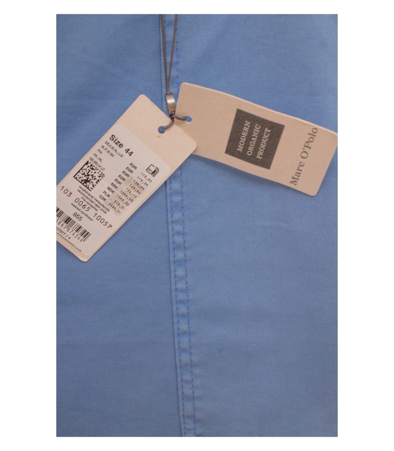 Marc O'Polo Damen Hose Chino Cropped Gr. 44 Blau Baumwolle – Foto 3
