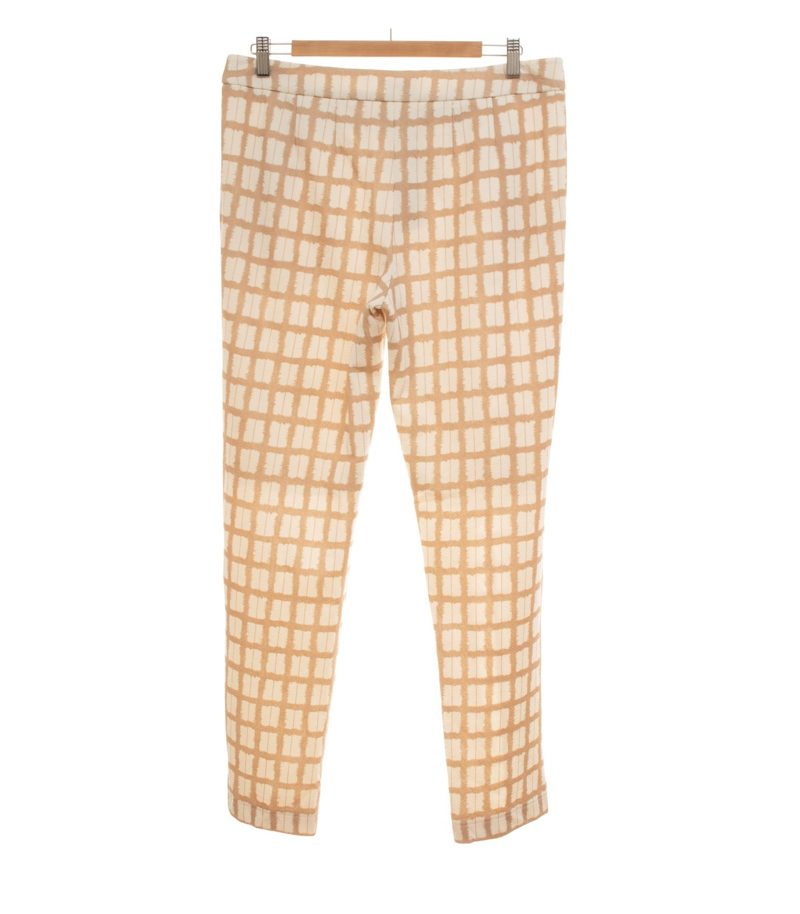 STEFFEN SCHRAUT Damen Hose Kariert Business Gr. 40 Beige – Foto 2