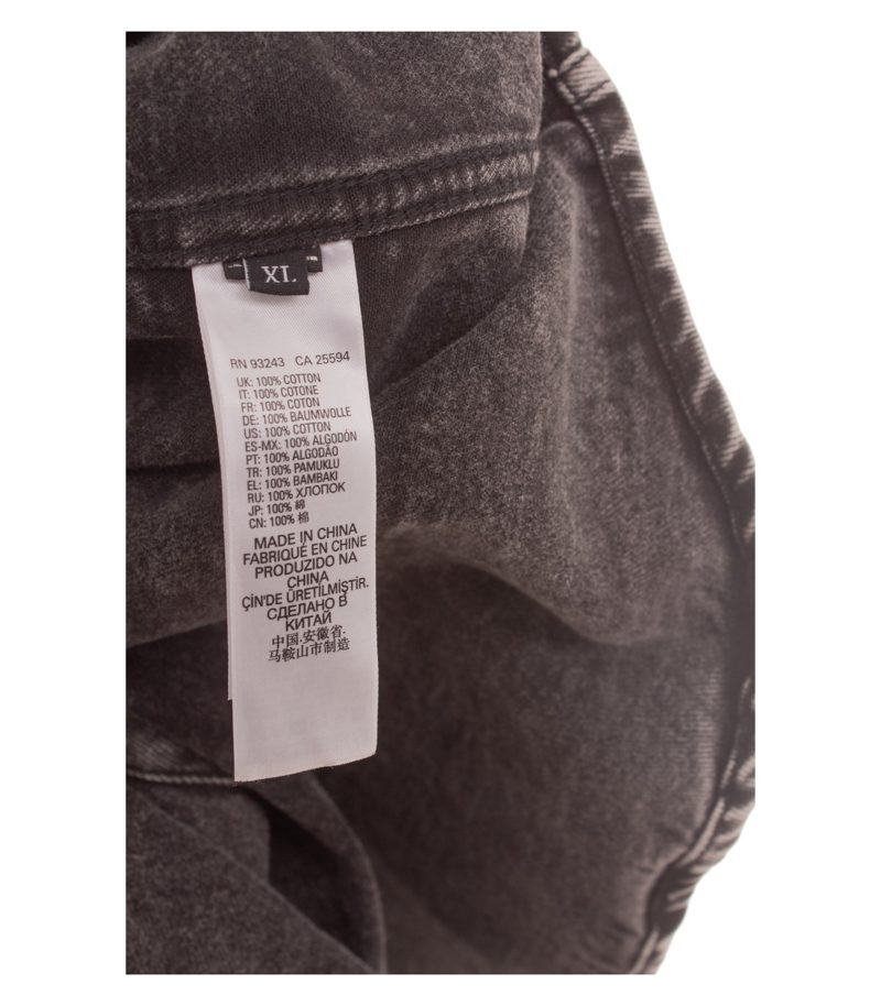DIESEL Herren Jeanshemd S-JESSY-A Waschung Gr. XL Grau Baumwolle Denim – Foto 8