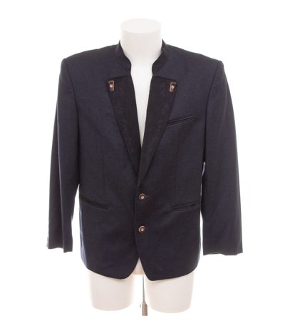 Traunsee Trachten Herren Janker Trachtenjacke Gr. 25 Dunkelblau Wolle