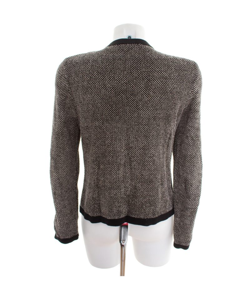GERRY WEBER Damen Strickjacke Cardigan Gr. M Schwarz Taupe Strick – Foto 3