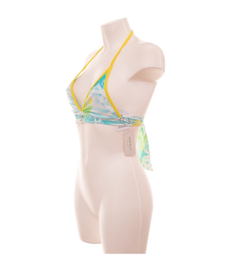 Seafolly Damen Bikini Top Oberteil Halterneck Ibiza Gr. 10 (DE 36) Mehrfarbig – Foto 3
