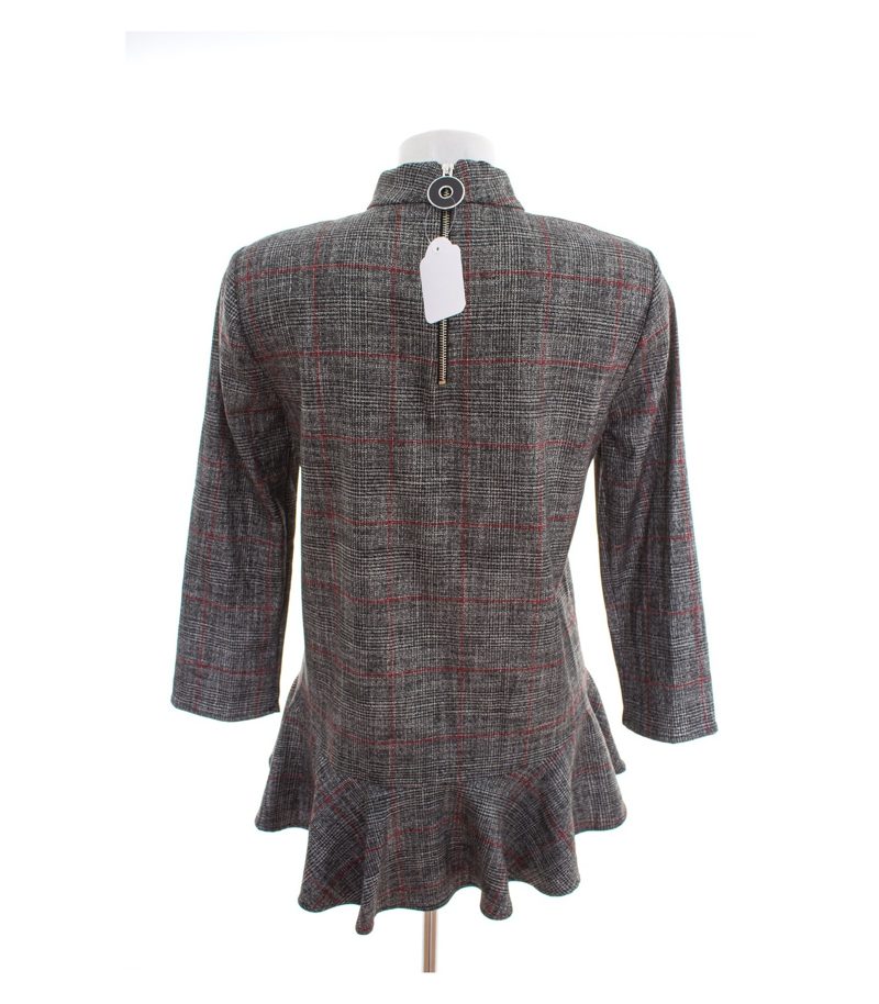 Zara Damen Shirt Peplum Bluse Gr. S Mehrfarbig – Foto 3