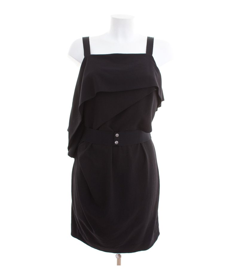 COS Damen Kleid Minikleid Gr. DE 38 Schwarz – Foto 1