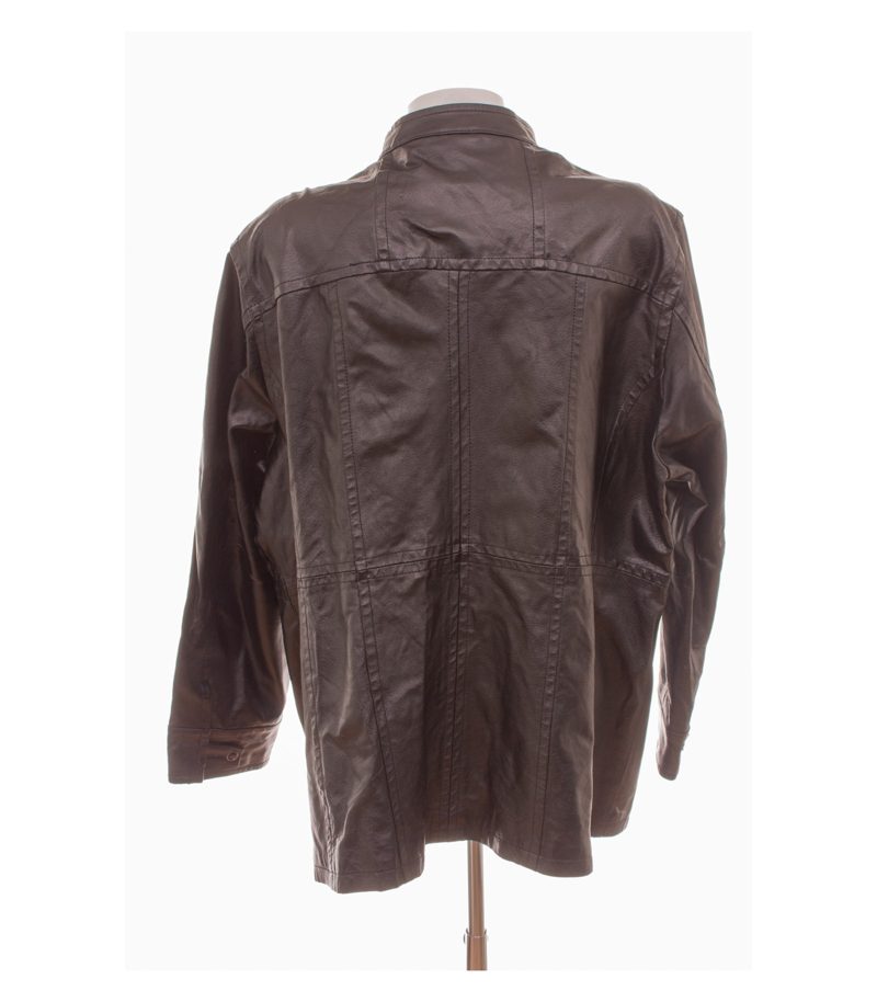 ULLA POPKEN Damen Lederjacke Plus Size Gr. 54 Schwarz Leder – Foto 4