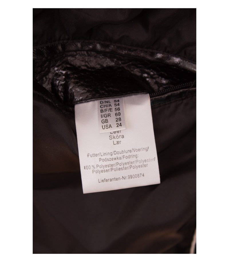 ULLA POPKEN Damen Lederjacke Plus Size Gr. 54 Schwarz Leder – Foto 7