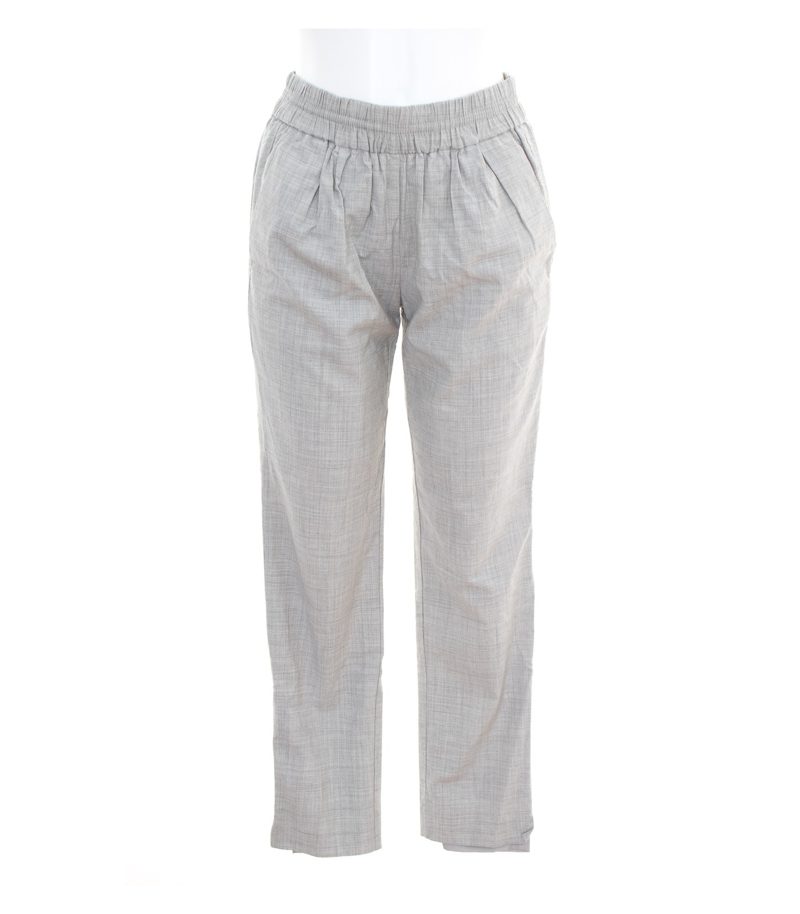 J.CREW Damen Hose Gr. 0 DE 34 Hellgrau Wolle – Foto 1