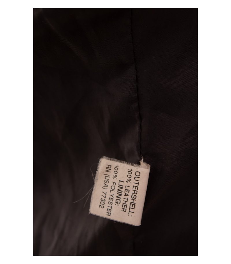 TCF Collection Damen Lederjacke Y2K Gr. L Schwarz Leder – Foto 8