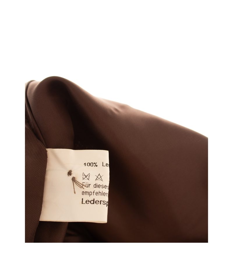 SPIETH & WENSKY Damen Trachtenhose Kniebundhose Stickerei Gr. 38 Braun Leder – Foto 5